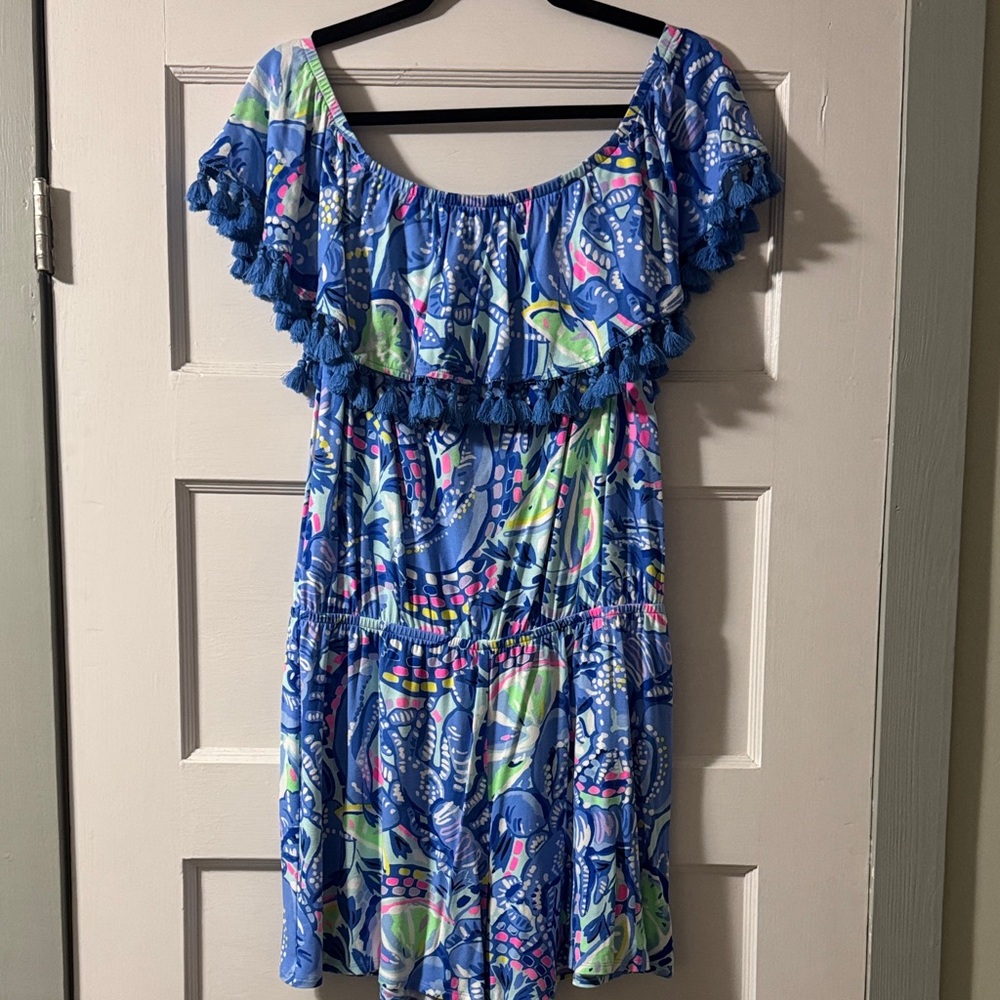 Lilly Pulitzer off shoulder romper